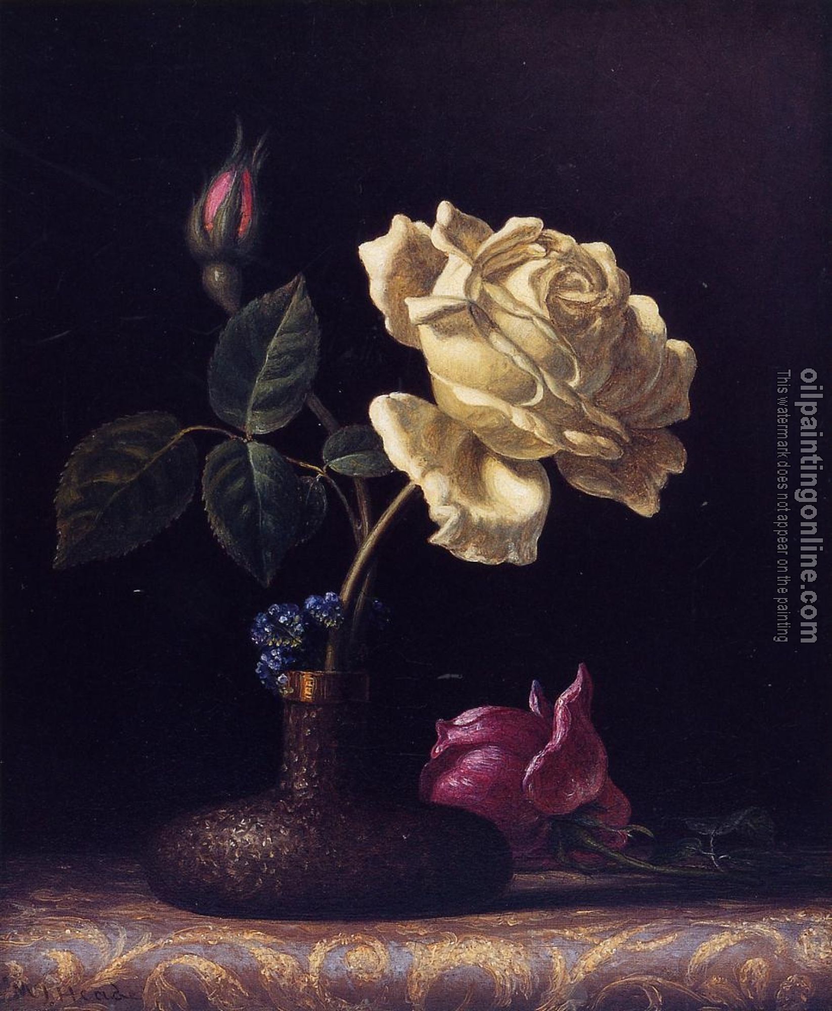 Heade, Martin Johnson - The White Rose